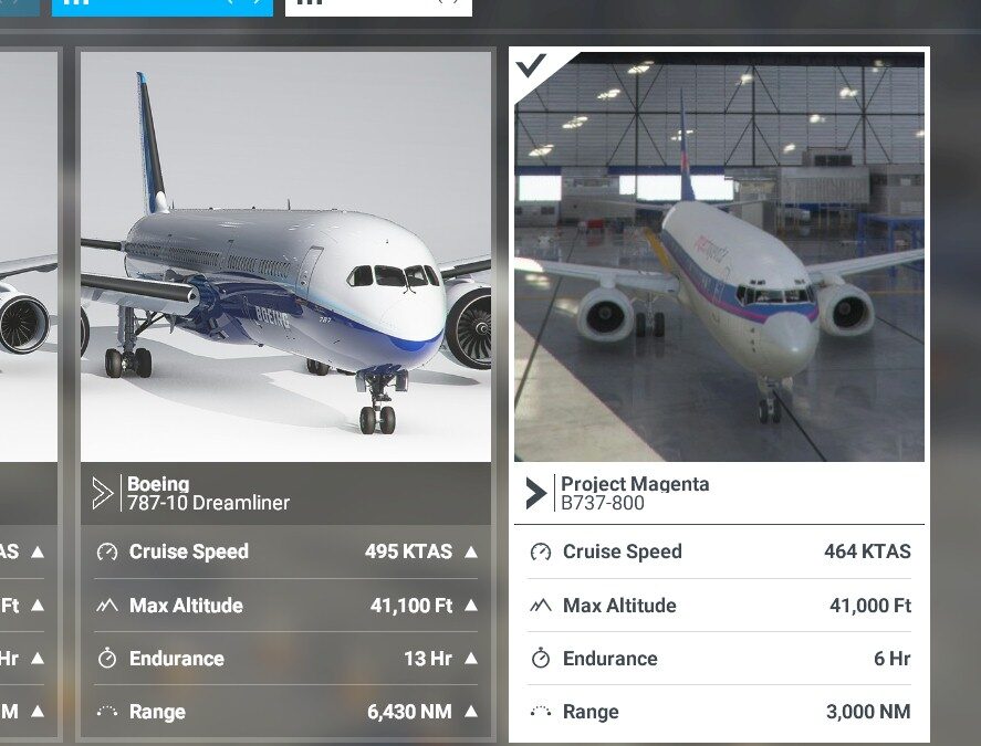 Project Magenta MSFS 737 2020 Flight Model