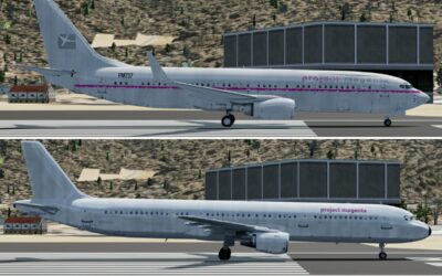 Pardon our liveries … B737 and A320 for P3D V5/6